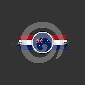 Happy Australia day 26 January independence day design template