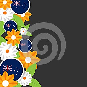 Happy Australia day 26 January independence day design template