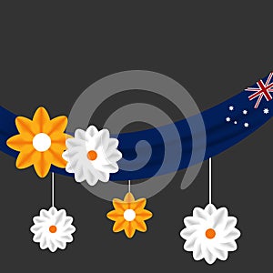 Happy Australia day 26 January independence day design template