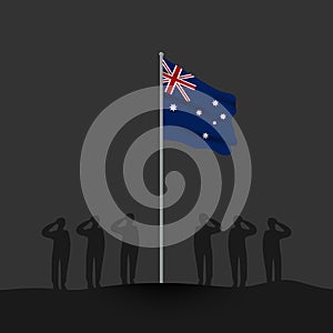 Happy Australia day 26 January independence day design template