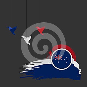 Happy Australia day 26 January independence day design template