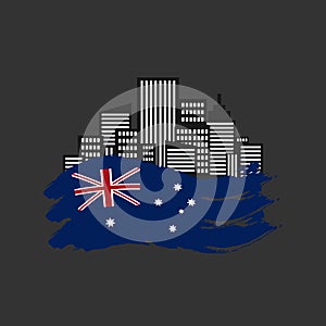 Happy Australia day 26 January independence day design template