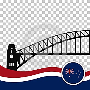 Happy Australia day 26 January (independence day) design template