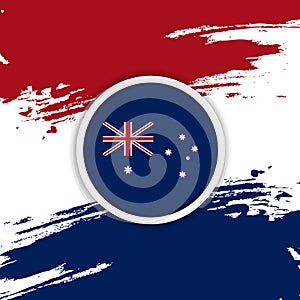 Happy Australia day 26 January independence day design template