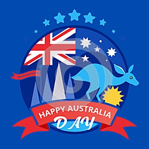 Happy australia day celebrating the nation s history culture and diverse communities photo