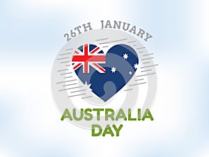 Happy Australia day vector design.