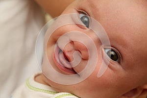 Happy baby face