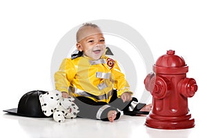 Happy Baby Fireman