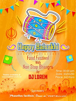 Happy Baisakhi background