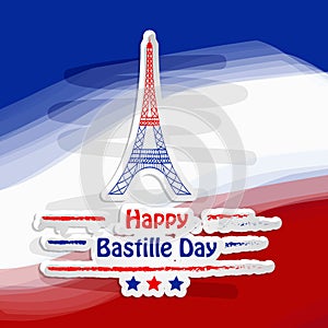 Happy Bastille Day Background