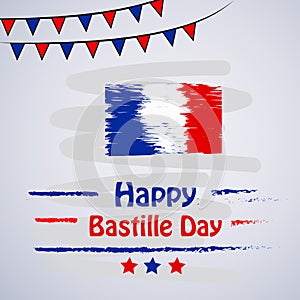 Happy Bastille Day Background
