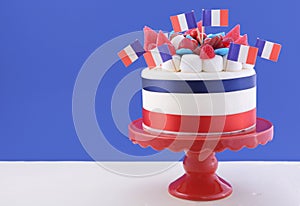 Happy Bastille Day celebration cake