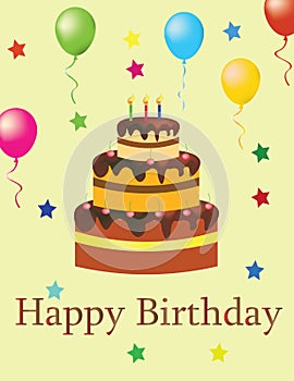 Happy birtday card