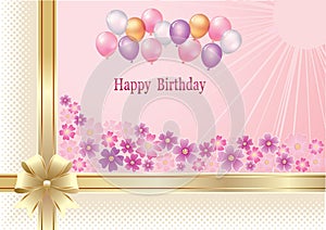 Happy Birthday, anniversary, background, celebration, greeting card, floral background