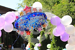 Happy birthday balloon
