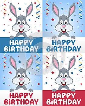 Happy Birthday Bunny Rabbit