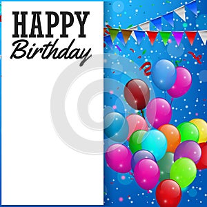 Happy Birthday greeting card