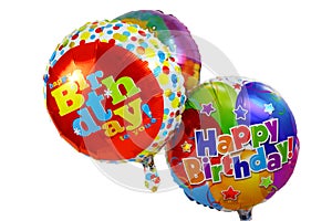 Happy Birthday Helium Balloons (Large File)