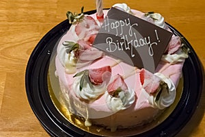 Happy Birthday Icecream Cake