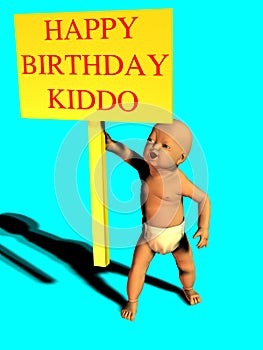 Happy birthday kiddo photo