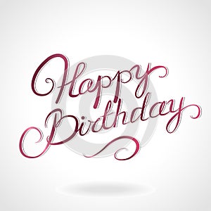 Happy birthday lettering photo