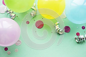 Happy birthday and party background