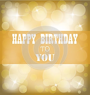 Happy birthday sign design background