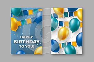 Happy Birthday typography design
