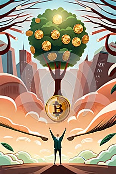 Happy bitcoin investor