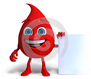 Happy Blood Droplet