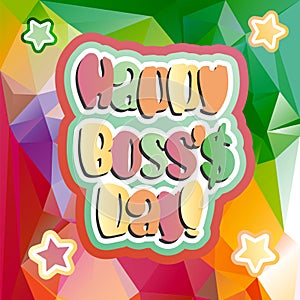 Happy boss day