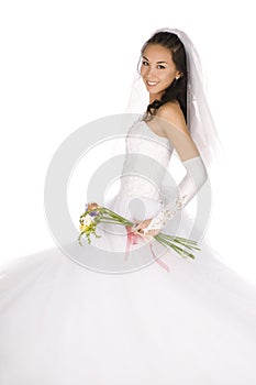 Happy bride