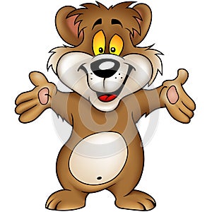 Happy Brown Bear
