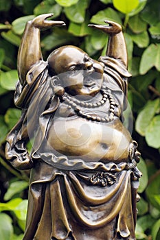 Happy buddha statue