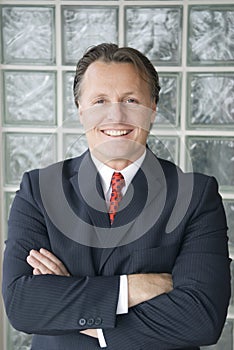 Happy businessman