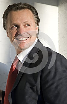 Happy businessman