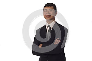 Happy businessman photo