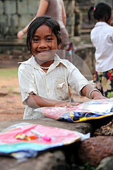 Happy Cambodian Girl