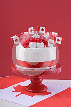 Happy Canada Day celebration cake