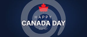 Happy Canada Day Illustration Background Banner