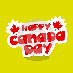 Happy Canada Day Sticker 05