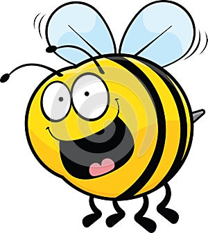 Happy Cartoon Bee