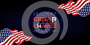 Happy Cesar Chavez Day new and stylish design photo