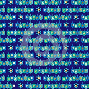 Happy chanukah pattern