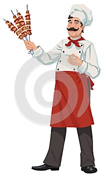Happy chef - illustrations