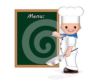 Happy chef (menu)