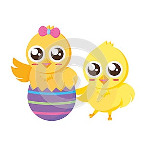 Happy chick easter