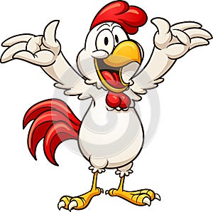 Happy chicken