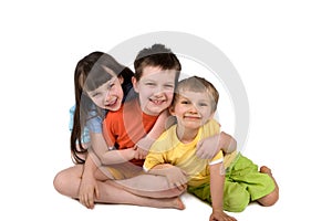 Happy Children Isolated