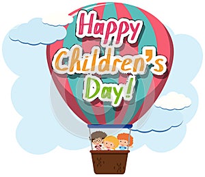 Happy children`s day icon